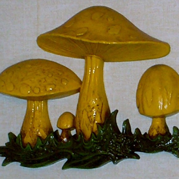 Home Interior Other - Home Interior Homco Mushroom Wall Plaque